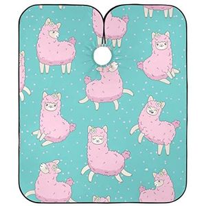 Kappers Schort Shutcute Roze Pluizige Kappers Jurk Waterdichte Kapper Cape Professionele Kappers Cape Voor Kinderen Familie Snijden