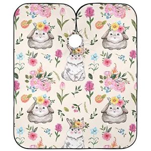 Haar Snijden Cape Aquarel Leuke Bunnys Haar Snijden Jurk Anti-Statische Kappers Cape Vlekbestendige Kappers Cape Voor Kinderen Kapper Salon