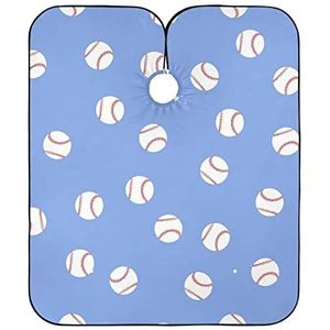 Kappers Cape Cartoon Honkbal Patroon Kappers Jurk Gepersonaliseerde Kapper Cape Doek Unisex Haar Knipjurk Voor Styling Kapper Mannen