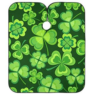 Kapper Cape Groen Blad Klaver Kappers Schort Waterdichte Salon Cape Unisex Kapsel Cape Voor Kids Kinderen Styling