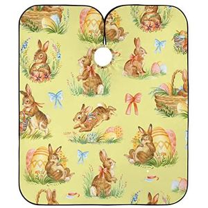 Kapper Schort Cape Aquarel Leuke Konijnen En Manden Schort Vlekbestendig Kapsel Schort Jurk Gepersonaliseerde Salon Cape Voor Snijden Styling Kleuren