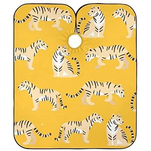 Salon Cape Cartoon Tijger Haar Snijden Schort Unisex Kapsel Schort Jurk Waterdichte Kappers Salon Cape Voor Kappers Snijden Vrouwen