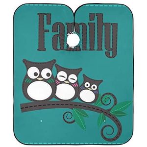 Kappersjurk Uil Zittend Op Een Tak Kapper Cape Antistatische Kappers Jurk Waterdichte Haar Snijden Cape Voor Snijden Kleursalon