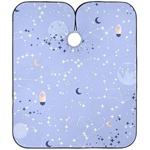 Salonjurken Mooie Sterrenhemel Kappersjurk Waterdichte Kapper Kapper Cape Professionele Kappers Jurk Voor Mannen Vrouwen Kappers