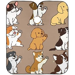 Kapper Jurk Honden Schort Professionele Volledige Lengte Cape Verstelbare Kapper Kapper Cape Voor Kappers Kapper Familie