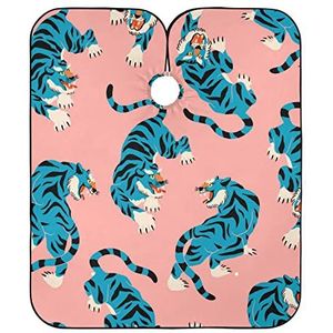 Kapper Cape Abstracte Tijger Haar Snijden Schort Verstelbare Schort Antistatische Salon Cape Voor Styling Mannen Vrouwen