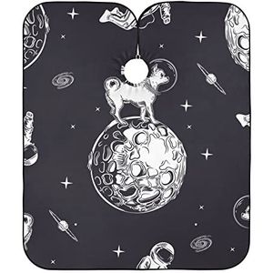 Kappers Salon Cape Chihuahua In Space Helmen Haar Snijden Schort Waterdicht Haar Knipjurk Unisex Kappers Jurk Voor Knippen Vrouwen Kapsel