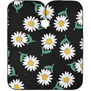 Haar Snijden Schort Lente Daisy Bloem Kapper Cape Doek Gepersonaliseerde Kappers Schort Antistatische Kapsel Schort Jurk Voor Kappers Mannen Kapper