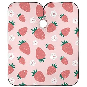Haar Snijden Schort Leuke Aardbei Kappers Jurk Waterdichte Kapsel Schort Jurk Unisex Kapsel Cape Voor Kappers Kleurplaten Kapper
