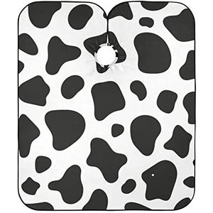 Kapsel Schort Jurk Koe Textuur Haar Snijden Toga Professionele Kapper Cape Vlekbestendig Kapper Kapper Cape Voor Kleurplaten Familie Salon