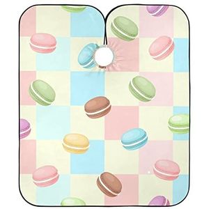 Kappers Salon Cape Macaron Rooster Schort Anti-Statische Kapper Schort Verstelbare Haar Snijden Cape Voor Kinderen Mannen Kids