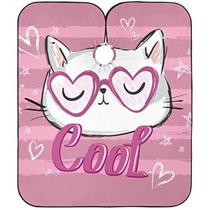 Kapper Schort Cape Leuke Kat Kappers Schort Waterdichte Kapper Kapper Kapsel Cape Antistatische Kapsel Schort Jurk Voor Snijden Familie Mannen