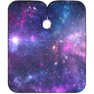 Haar Knippen Cape Wolken Nachtelijke Hemel Universum Kappers Schort Verstelbare Haar Snijden Toga Waterdichte Kapper Jurk Voor Snijden Styling Kapper