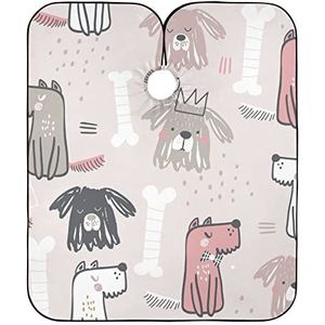 Salon Cape Creatieve Leuke Honden Kappers Toga Waterdichte Kappers Schort Verstelbare Kappers Jurk Voor Kapper Kleuren Styling