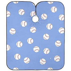 Kapsel Cape Cartoon Honkbal Patroon Kapper Cape Verstelbare Kappers Vlekbestendig Kapper Schort Voor Haar Snijden Kleur Kappers