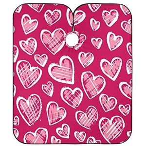 Kapper Schort Leuke Harten Kapper Cape Antistatische Styling Capes Vlekbestendig Salon Cape Voor Mannen Haar Snijden Familie