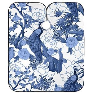 Schort Pauw En Vogels Kapsel Schort Jurk Waterdichte Kappers Jurk Unisex Haar Knippen Cape Voor Kapper Familie Kapsel