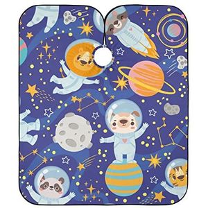 Kapper Schort Dieren In De Ruimte Haar Knipjurk Waterdicht Kapsel Cape Unisex Kappers Schort Voor Kappers Familie Salon