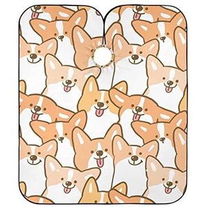 Kapper Schort Cape Leuke Cartoon Hond Kappers Jurk Waterdichte Kappers Schort Professionele Kapper Schort Voor Salon Kinderen Vrouwen