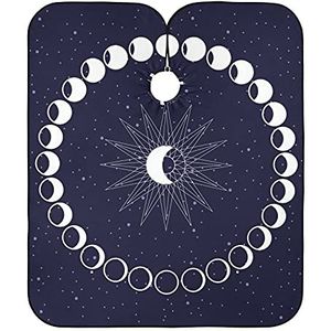 Kapsel Cape Maan Cirkel Kappers Toga Professionele Kapper Schort Verstelbare Haar Snijden Cape Voor Haar Knippen Vrouwen Salon