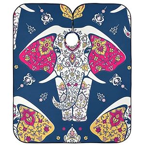 Kappers Cape Mandala Olifant Kappers Salon Cape Waterdichte Kapper Schort Cape Professionele Haar Snijden Cape Voor Haar Knippen Salon Mannen