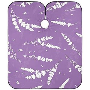 Kapper Kapsel Cape Paars Lavendel Kappers Gown Professionele Kappers Unisex Salon Jassen Voor Mannen Styling Kleurplaten