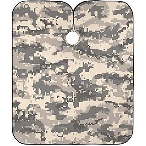Haar Knippen Cape Bruin Woestijn Digitale Camouflage Kappers Jurk Verstelbare Kappers Jurk Unisex Kappers Cape Voor Haar Knippen Kleurplaten Kinderen