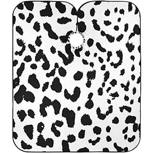 Salon Cape Witte Luipaard Kapper Schort Cape Waterdichte Kappers Jurk Anti-Statische Kapper Schort Voor Snijden Mannen Kids