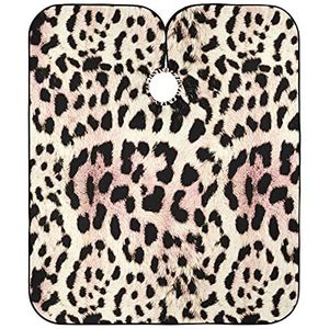 Kappers Salon Cape Luipaard Natuur Salon Cape Vlekbestendig Kappers Jurk Antistatische Kapsel Cape Voor Snijden Kleur Kapper