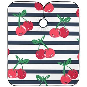 Kappers Schort Cherry Aquarel Verf Kappers Cape Professionele Kapper Kapper Cape Waterdicht Haar Snijden Jurk Voor Kapper Familie Kapper