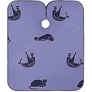 Kapsel Cape Cartoon Katten Salon Cape Waterdichte Kapper Cape Doek Vlekbestendig Styling Capes Voor Kapper Styling Kinderen