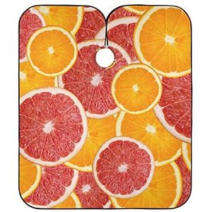 Kappersjurk Oranje En Grapefruit Haar Snijden Schort Gepersonaliseerde Schort Unisex Kapper Schort Voor Mannen Kapsel Styling