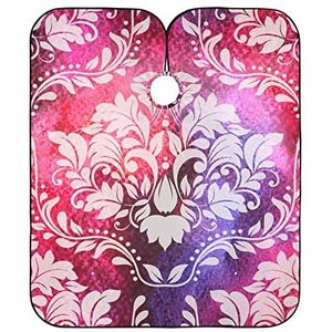 Kappers Salon Cape Damast Patroon Kappers Cape Professionele Kappers Jurk Verstelbare Salon Cape Voor Kinderen Kapper Kinderen