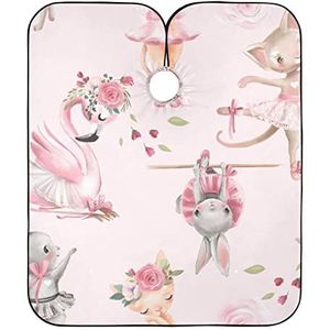 Kappersjurk Romantisch Patroon Kapper Cape Doek Vlekbestendig Haar Snijden Schort Unisex Kappers Schort Voor Mannen Snijden Salon