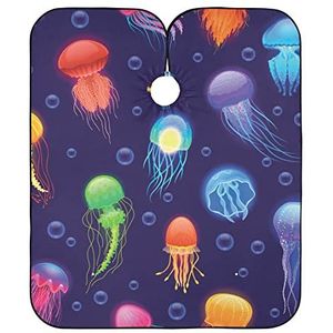 Kappers Salon Cape Kwallen Patroon Salon Cape Vlekbestendig Kapper Schort Waterdichte Kappers Cape Voor Mannen Kinderen Vrouwen