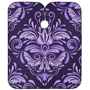 Kapper Cape Damast Patroon Kappers Jurk Verstelbare Kapper Kapper Kapsel Cape Vlekbestendig Volledige Lengte Cape Voor Haar Knippen Salon Vrouwen