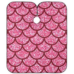 Schort Mooie Mer-Maid Aquarel Verf Kappers Jurk Vlekbestendig Kapper Kapper Kapsel Cape Professionele Kapper Schort Cape Voor Kapper Salon Haar Knippen