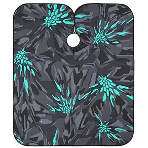 Styling Capes Geometrische Camouflage Salon Cape Professionele Kappers Waterdicht Haar Snijden Cape Voor Kinderen Kappers Styling