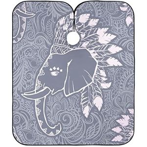 Kapper Schort Olifant Hoofd Kappers Salon Cape Anti-Statische Kapper Cape Doek Waterdichte Kappers Schort Voor Snijden Salon Kids