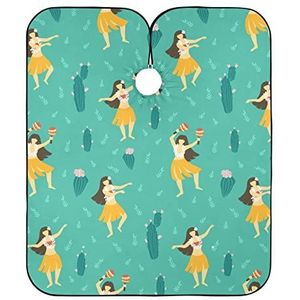 Kapper Jurk Dansen Meisjes Kapsel Cape Antistatische Haar Snijden Cape Unisex Kappers Schort Voor Kleuring Salon Kinderen