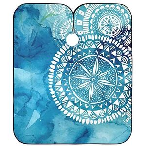 Kappersschort Boheemse Stijl Haar Knipjurk Vlekbestendig Volledige Lengte Cape Waterdichte Kappersjurk Voor Snijden Kleurplaten Kinderen