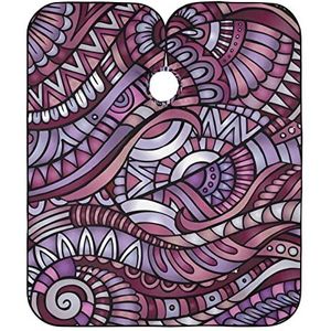 Kappers Schort Sier Etnische Haar Snijden Cape Waterdichte Kapper Jurk Unisex Kappers Cape Voor Kinderen Styling Familie