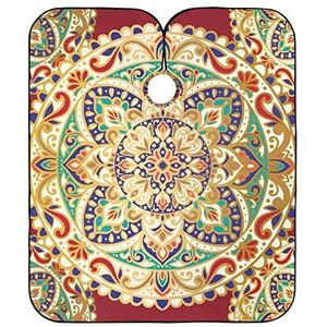 Salonjurken Turkse Bloem Kappers Jurk Waterdichte Kapper Cape Doek Unisex Volledige Lengte Cape Voor Vrouwen Mannen Styling
