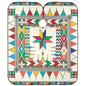 Schort Geometrische Patroon Kappers Schort Gepersonaliseerde Kappers Jurk Waterdichte Kappers Cape Voor Haar Knippen Snijden Familie