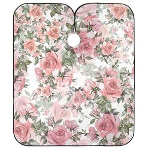 Haar Snijden Cape Mooie Rozen Kapper Schort Cape Antistatische Kappers Verstelbare Haar Snijden Schort Voor Kappers Styling Salon