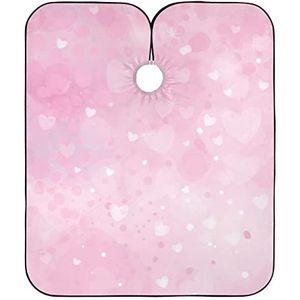 Salon Jassen Roze Liefde Haar Snijden Cape Waterdichte Kappers Gown Unisex Kapper Schort Cape Voor Kappers Kapper Salon