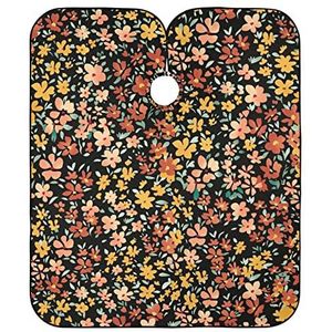 Kappersjurk kunst bloem kapper kapsel cape gepersonaliseerde kappers cape verstelbare kappersjurk voor mannen kinderen vrouwen