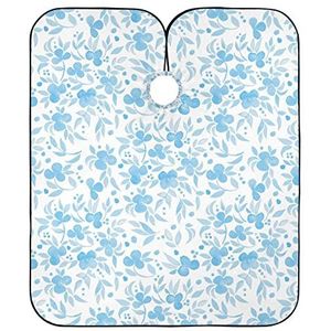 Salon Cape Bloem Patroon Kapper Schort Verstelbare Schort Antistatische Salon Jassen Voor Kappers Kleurplaten Snijden