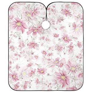 Kappersschort, romantische bloemen, kappersjurk, professionele haarknipjurk, uniseks, kapperscape voor kappers, vrouwen, kinderen