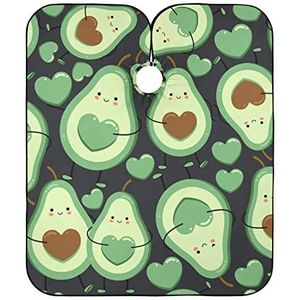 Kapper Kapper Cape Leuke Avocado Patroon Kappers Schort Verstelbare Kapsel Cape Anti-Statische Schort Voor Snijden Salon Kids
